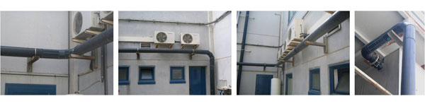 Instalaciones aéreas de tuberías de polietileno (pe) 7 37B