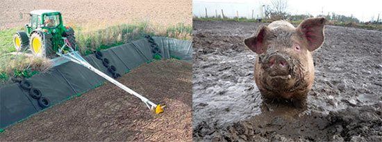 El polietileno de alta densidad, solución para los embalses de purines 5 Purines