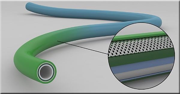 Triextrusión: obtener productos extruidos de varios materiales 6 Tubo-Triextruido-Capas
