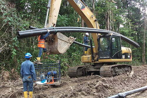 Procedimiento para la instalación de tuberías para abastecimiento, riego y saneamiento 5 Soldadura Tubos De Polietileno 01 1