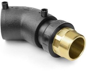 Codo Transicion 45 Pe Laton Es Macho