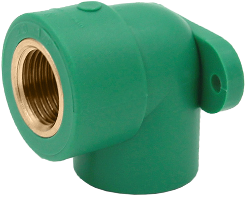 Codo 90 Rosca Hembra Pared